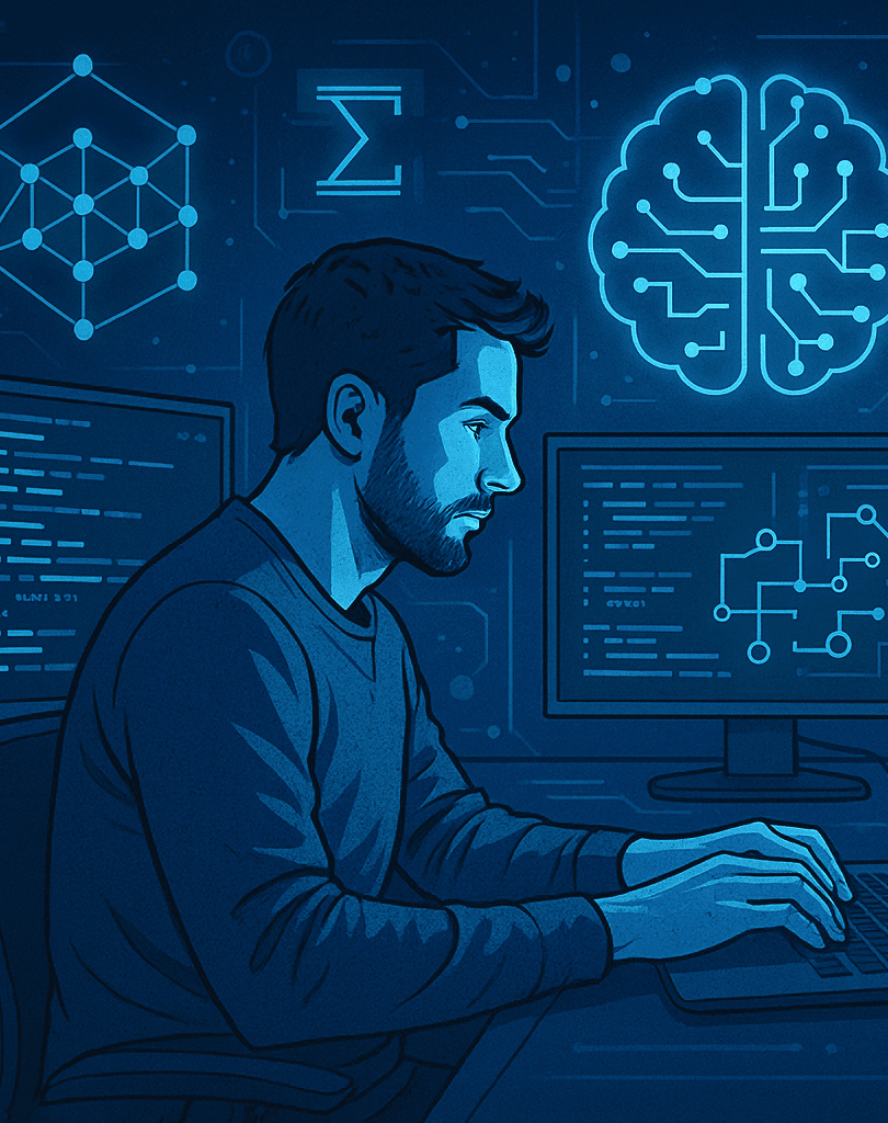 Data Analytics and Insight Generation - developer analyzing data